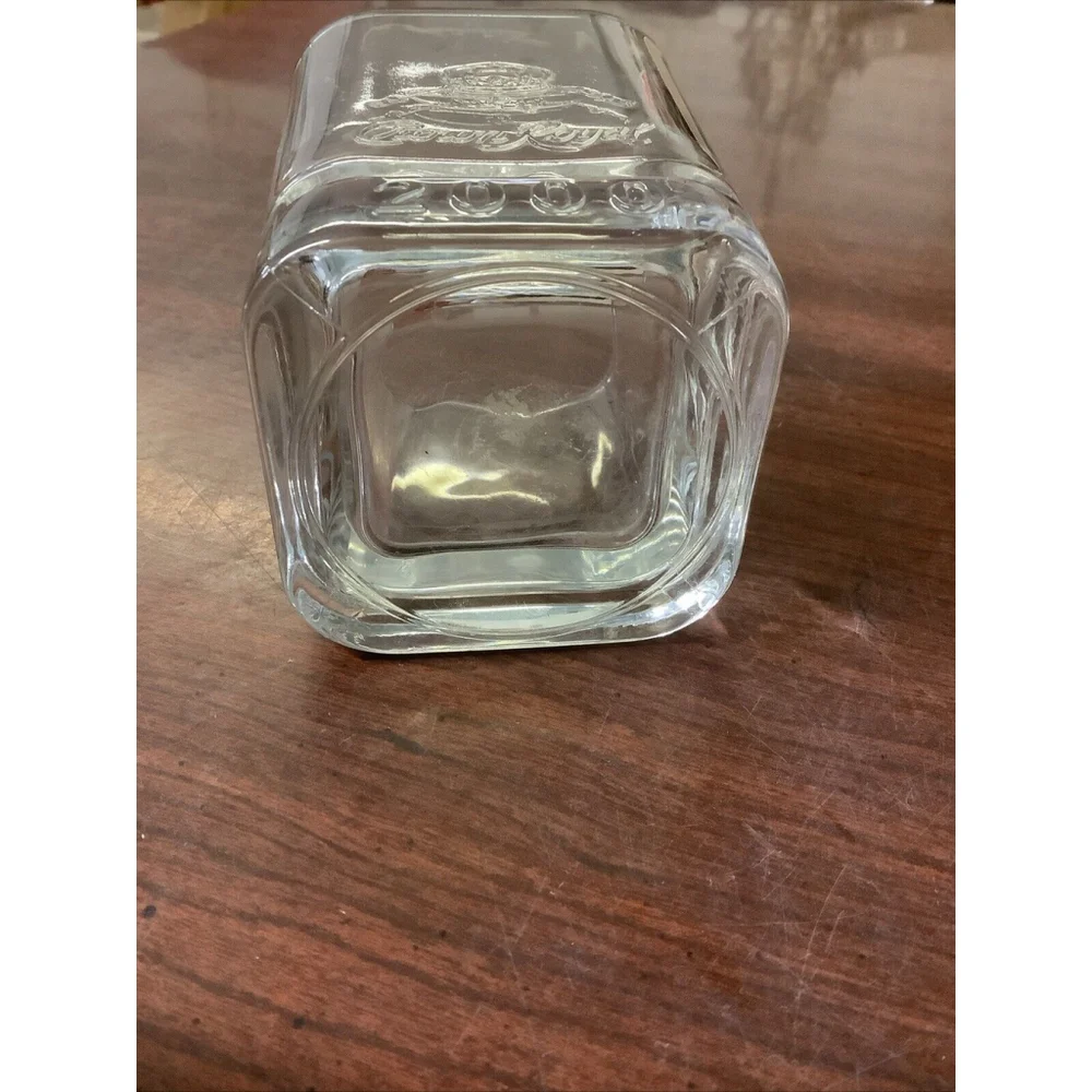 Crown Royal Vintage Square Highball Cocktail Drinking Glass Year 2000